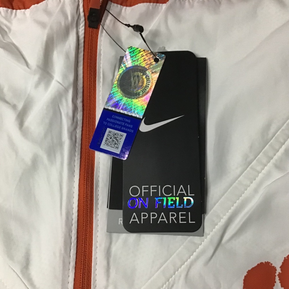 Nike Clemson Tigers On-Field 1/4-Zip Pullover Sz S - Picture 6 of 12